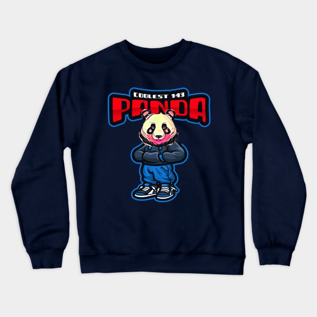 Coolest 143 Panda (sweats and sneakers) Crewneck Sweatshirt by PersianFMts